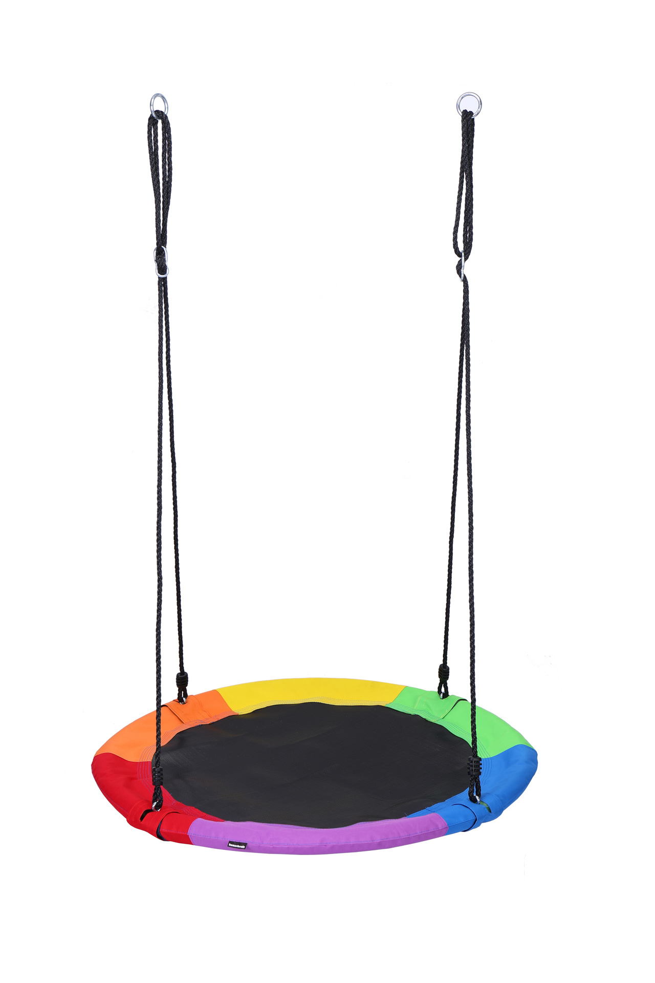 Nestschommel - ronde schommel - 100 cm - tot 150 kg - regenboog