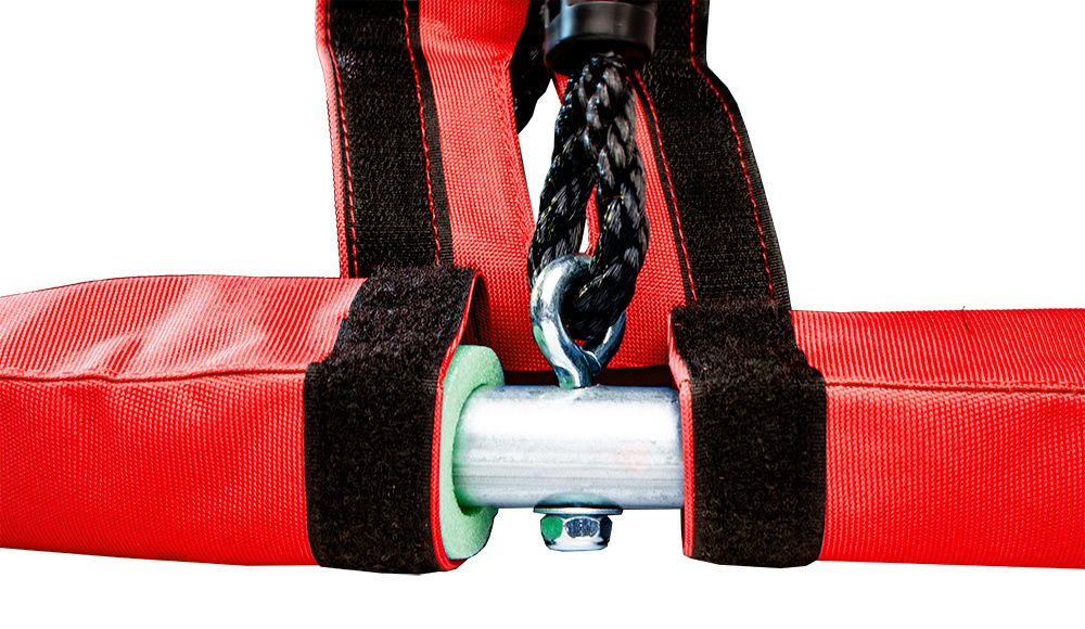 Nestschommel - ronde schommel - 100 cm - tot 150 kg - rood