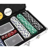 Poker set met koffer - 300 chips - 39 x 27 x 7 cm