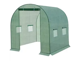 Folie voor tuinkas tunnel - tunnelkas - reservefolie - 2x2x2 m