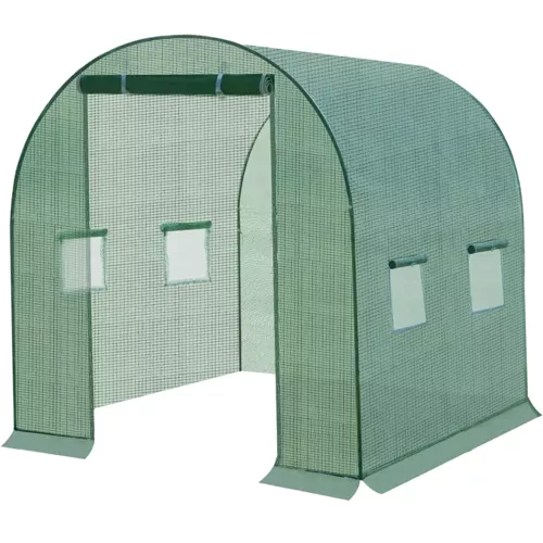 Folie voor tuinkas tunnel - tunnelkas - reservefolie - 2x2x2 m