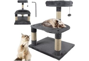 Krabpaal kat - kattenkrabpaal - 71 cm - met speeltje