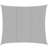 Schaduwdoek - waterdicht - rechthoek - 4x3 m - grijs