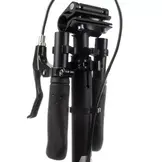 Stuntstep - 90-105 cm - opvouwbaar - zwart