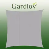 Schaduwdoek - waterdicht - vierkant - 360x360cm - grijs