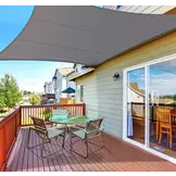 Schaduwdoek - waterdicht - vierkant - 360x360cm - grijs