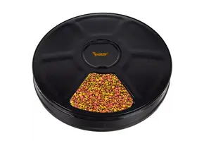 Automatische voerbak kat - voerautomaat - 6 bakjes - 150 ml