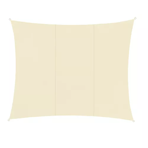 Schaduwdoek - waterdicht - rechthoek - 4x3 m - beige