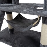 Krabpaal kat - kattenkrabpaal - 141 cm - met speeltje - hangmat