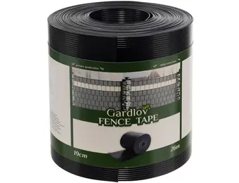 Vlechtband -  tuinafscheiding - antraciet - 19x260 cm