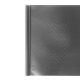 Vlechtband -  tuinafscheiding - met sluitclips - grijs - 19x350 cm