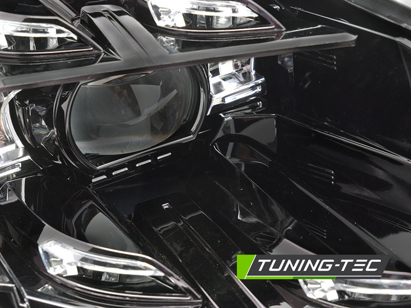 Koplampen LED - voor Porsche Cayenne 2010-2015 - DRL - zwart
