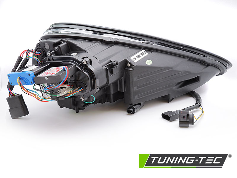 Koplampen LED - voor Porsche Cayenne 2010-2015 - DRL - zwart