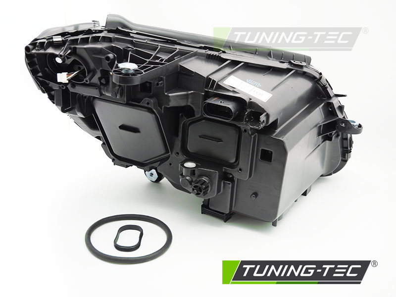 Koplamp links LED - geschikt voor Mercedes W205 2014-2018 sedan/station - TYC - zwart