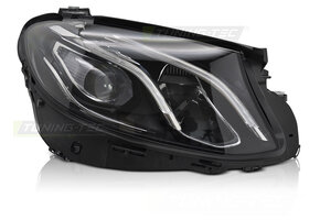 Koplamp rechts LED - geschikt voor Mercedes W213 2016-2019 - TYC - zwart