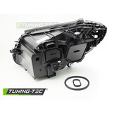 Koplamp rechts LED - voor Mercedes W205 2014-2018 sedan/station - TYC - zwart