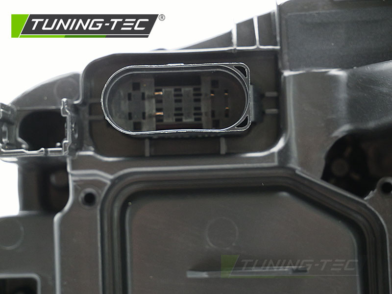 Koplamp rechts LED - geschikt voor Mercedes W205 2014-2018 sedan/station - TYC - zwart