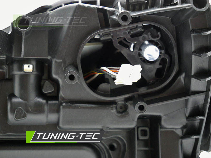 Koplamp rechts LED - voor Mercedes W205 2014-2018 sedan/station - TYC - zwart