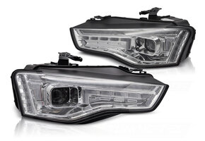 Koplampen LED - voor AUDI A5 2011-2016 - DRL - chroom