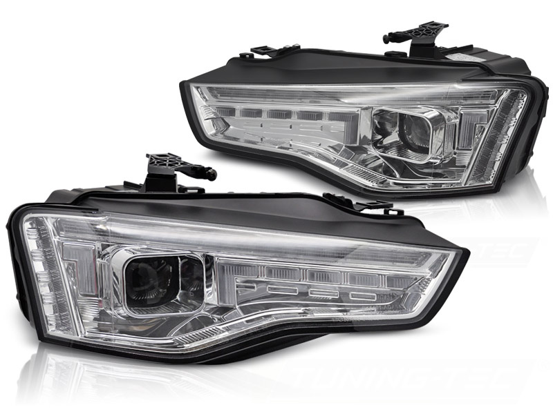 Koplampen LED - voor AUDI A5 2011-2016 - DRL - chroom