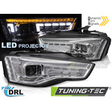 Koplampen LED - voor AUDI A5 2011-2016 - DRL - chroom