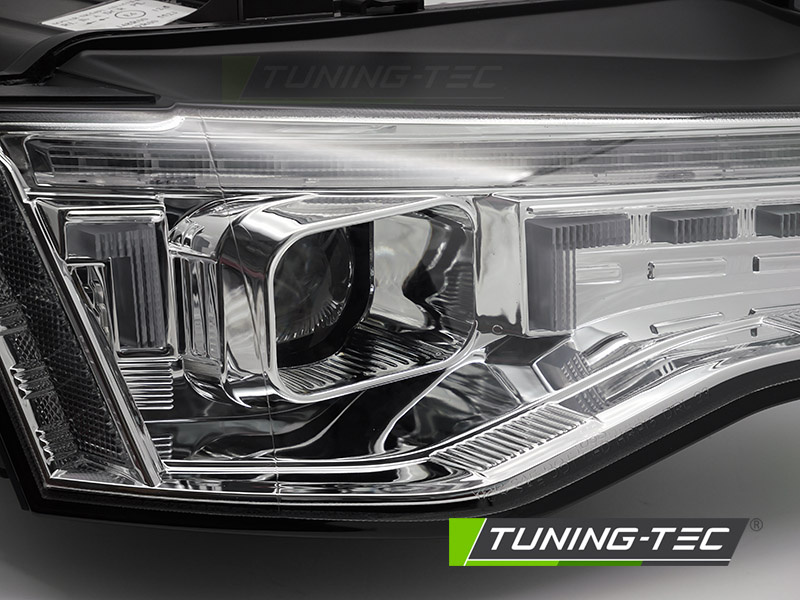 Koplampen LED - voor AUDI A5 2011-2016 - DRL - chroom