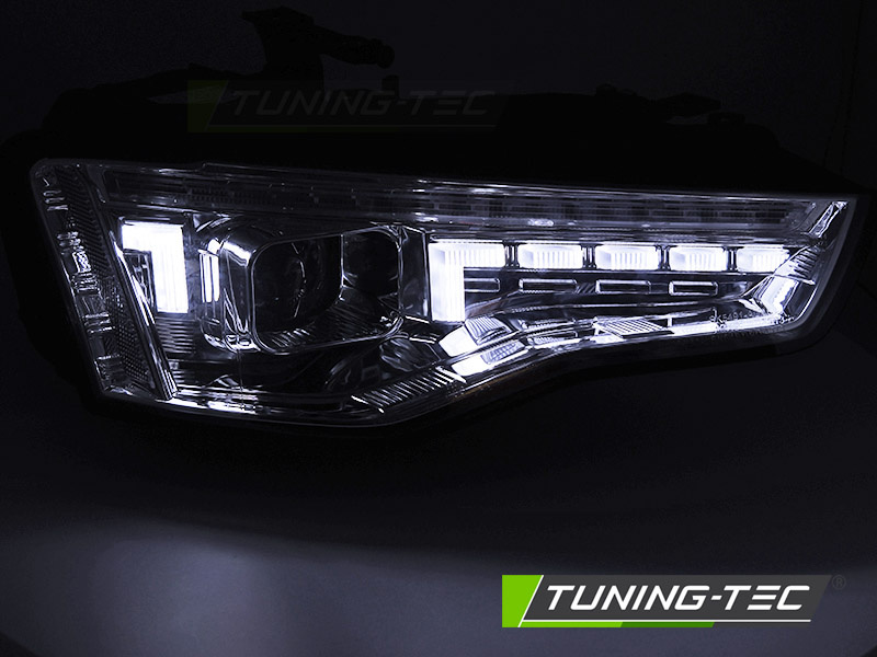 Koplampen LED - voor AUDI A5 2011-2016 - DRL - chroom