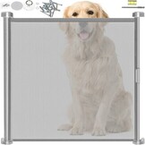 Traphekje oprolbaar - PVC - 87x151,5 cm - veiligheidshek