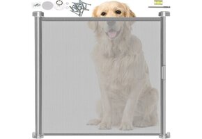 Traphekje oprolbaar - PVC - 87x151,5 cm - veiligheidshek