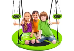 Nestschommel - 100 cm - tot 150 kg - nest schommel - groen