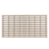 Vitrinekast voor speelgoedauto - 80 vakjes - 78,5x40x4,5 cm