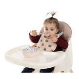 Kinderstoel - meegroei - eetstoel baby - 3-in-1 - roze