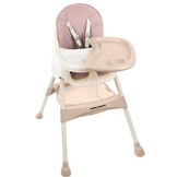 Kinderstoel - meegroei - eetstoel baby - 3-in-1 - roze