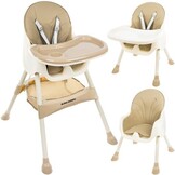 Kinderstoel - meegroei - eetstoel baby - 3-in-1 - beige