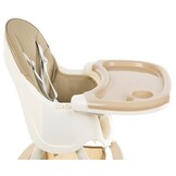 Kinderstoel - meegroei - eetstoel baby - 3-in-1 - beige