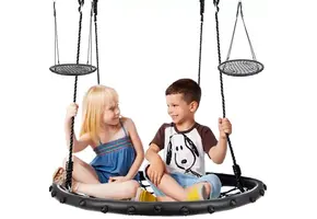 Nestschommel - gevlochten - 100 cm - tot 150 kg - nest schommel