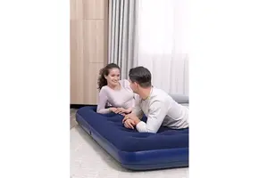 Bestway 2 persoons luchtbed - 203 x 183 x 22 cm - blauw