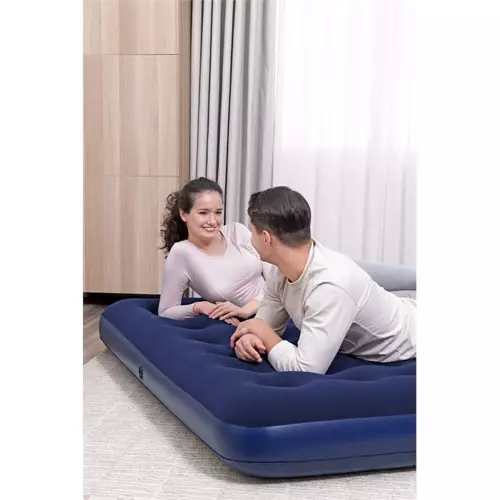 Bestway 2 persoons luchtbed - 203 x 183 x 22 cm - blauw