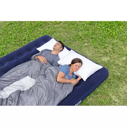 Bestway 2 persoons luchtbed - 203 x 183 x 22 cm - blauw