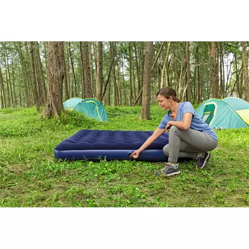 Bestway 2 persoons luchtbed - 203 x 183 x 22 cm - blauw