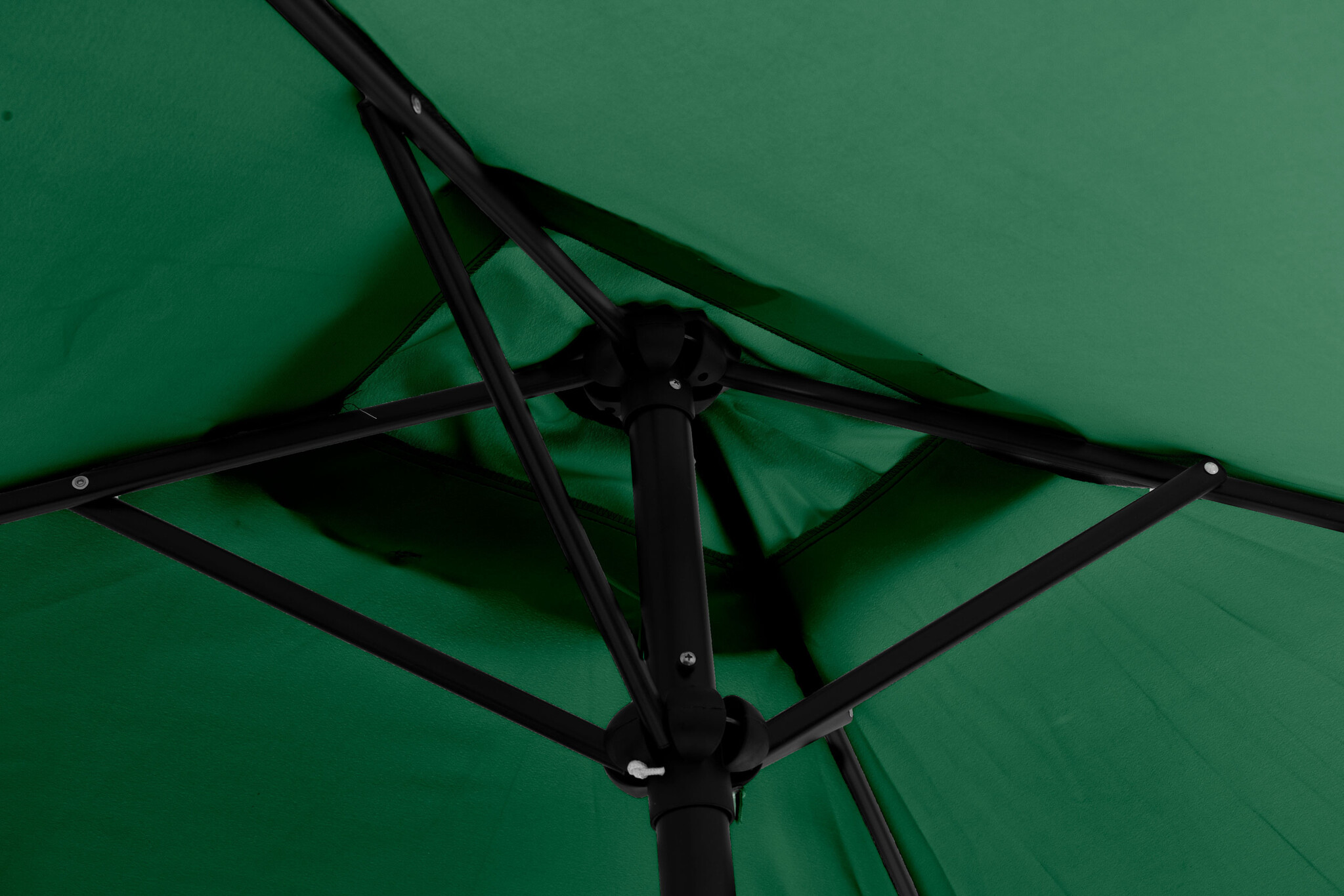 Rechthoekige tuinparasol - groen - kantelbaar - 200x140 cm