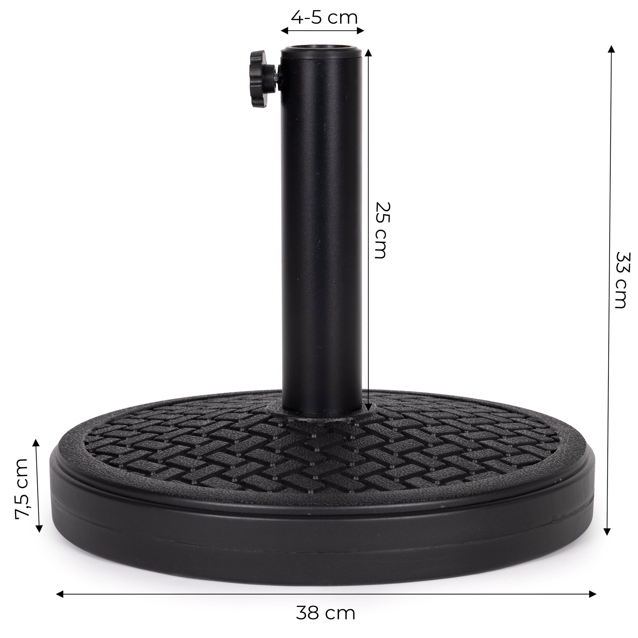Parasolvoet - 12KG - voor tuin - voor terras
