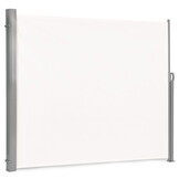 Uittrekbaar windscherm - beige - 300x200 cm - voor terras & tuin