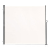 Uittrekbaar windscherm - beige - 300x200 cm - voor terras & tuin