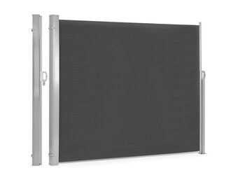 Uittrekbaar windscherm - antraciet - 300x200 cm - terras & tuin