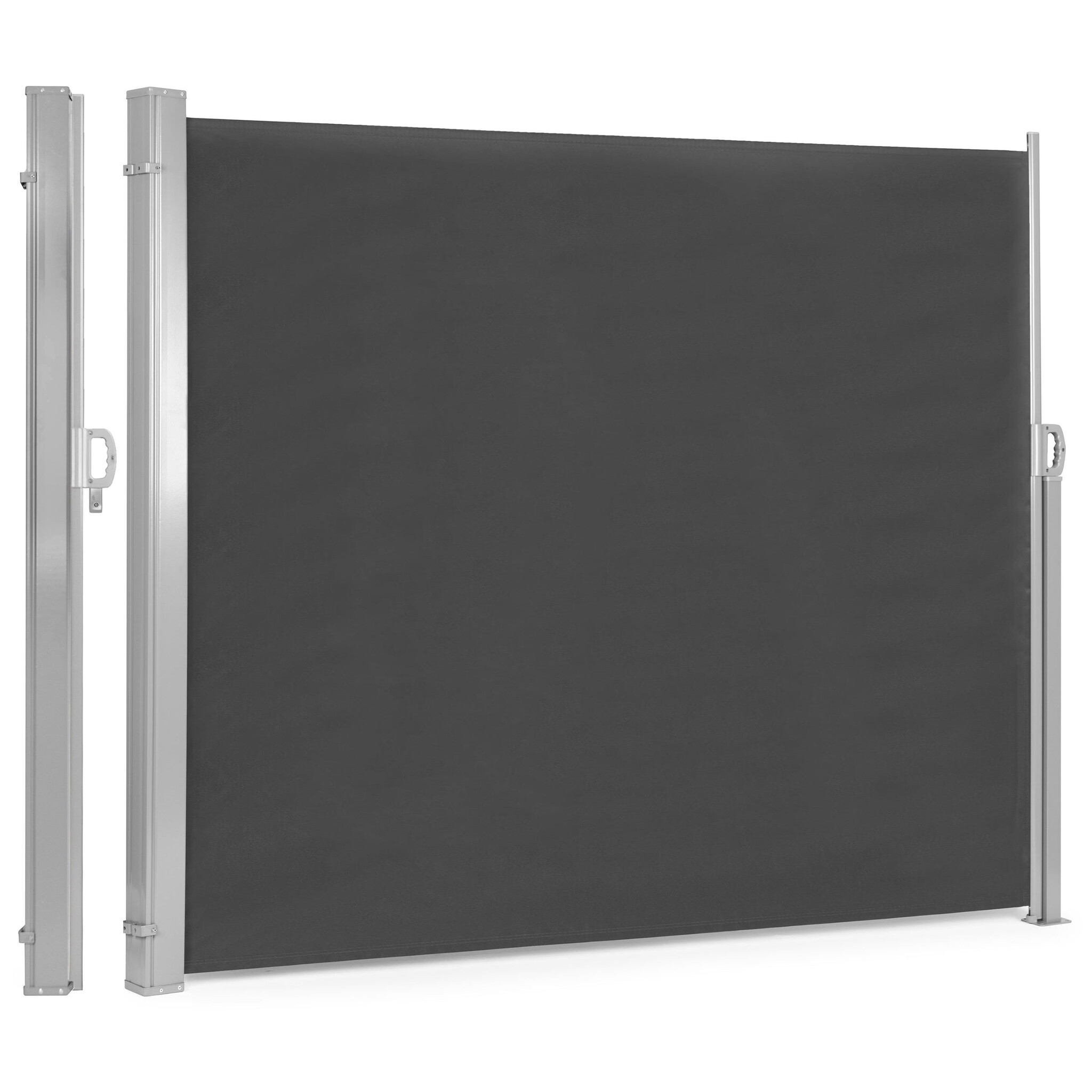 Uittrekbaar windscherm - antraciet - 300x200 cm - terras & tuin