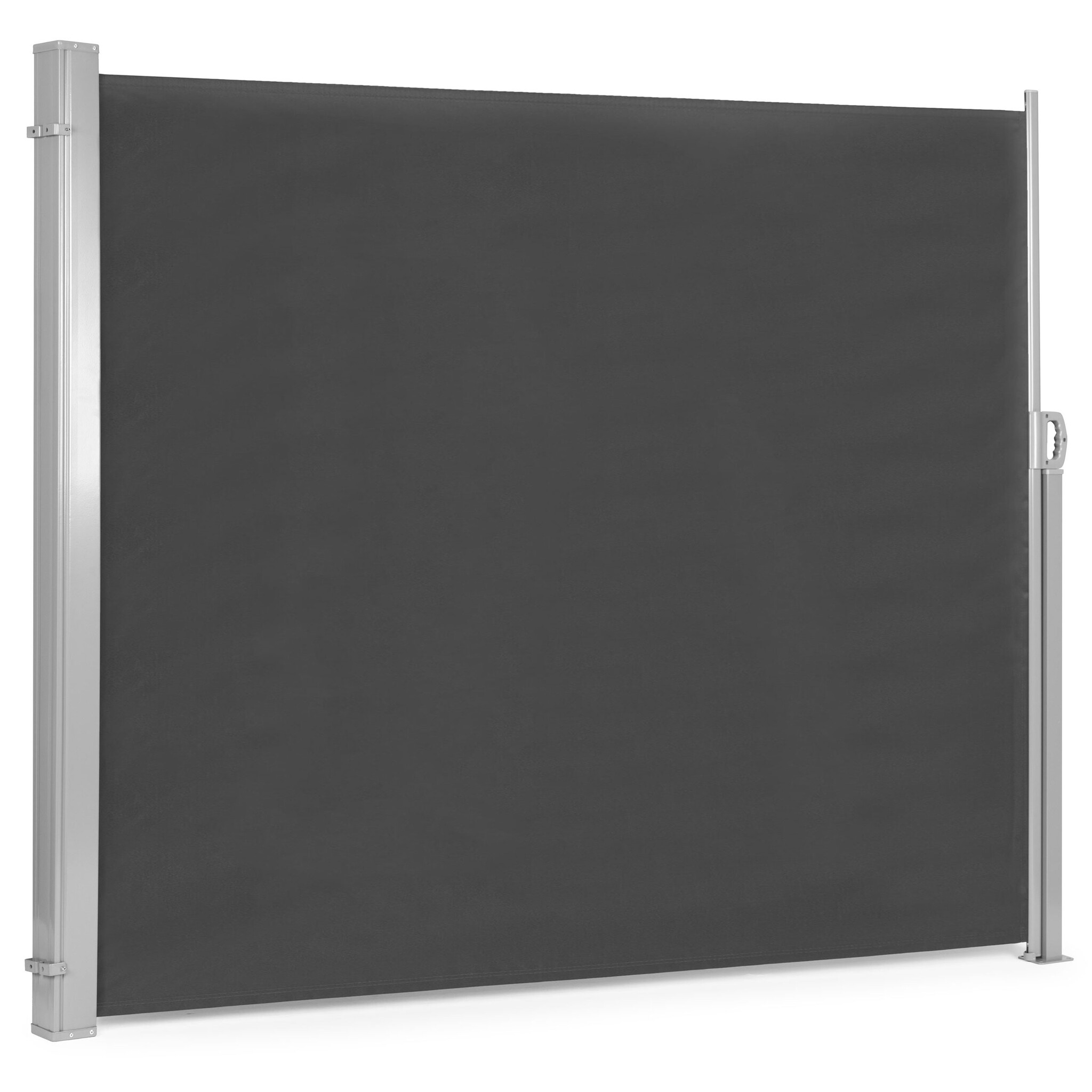 Uittrekbaar windscherm - antraciet - 300x200 cm - terras & tuin