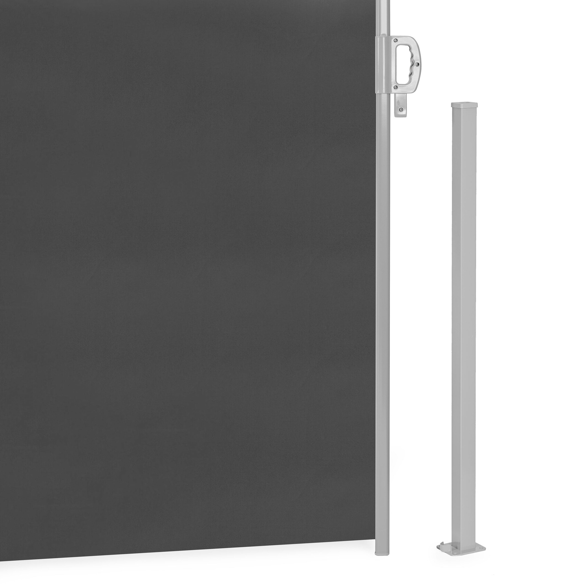 Uittrekbaar windscherm - antraciet - 300x200 cm - terras & tuin