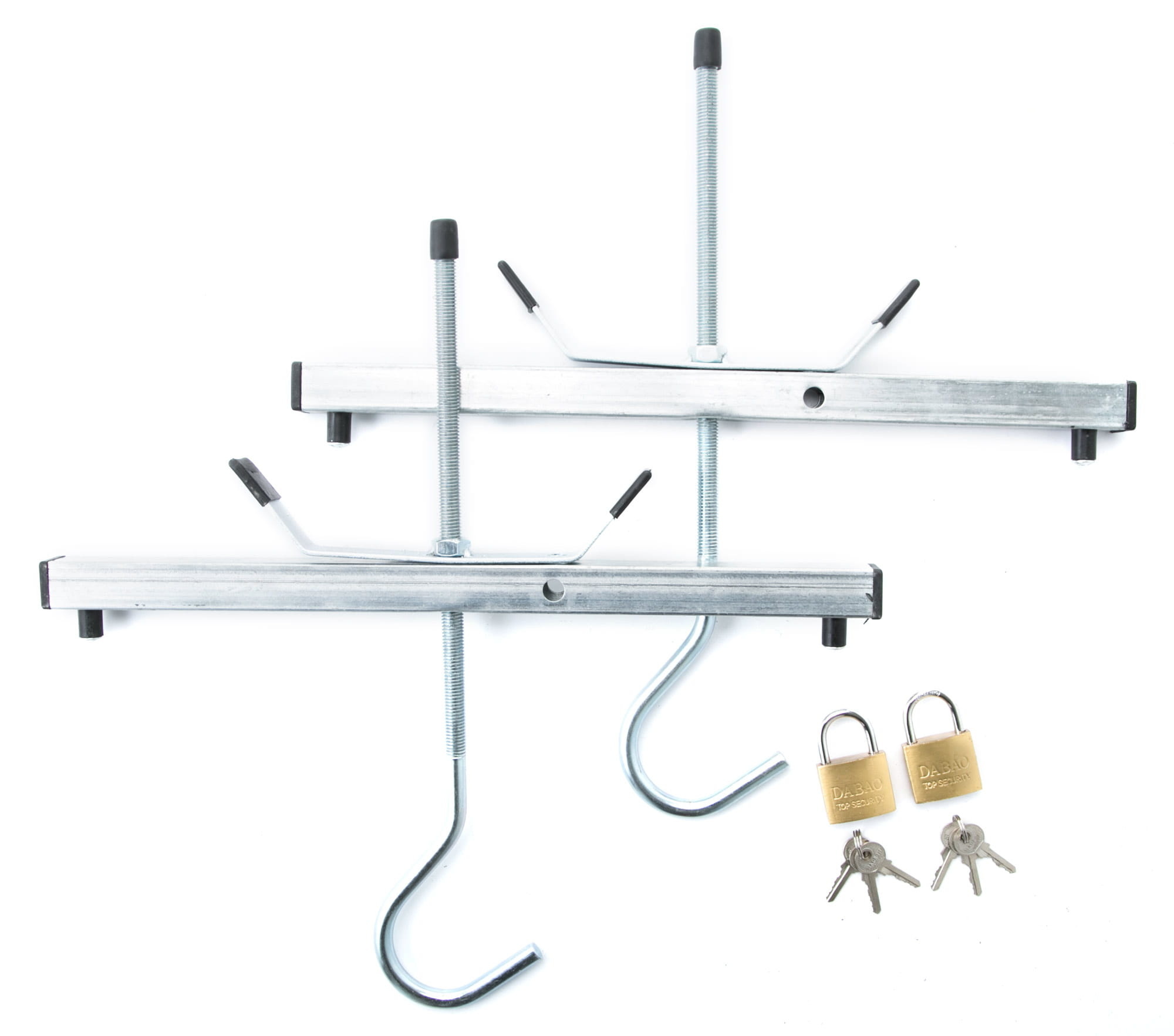 Ladderklem - imperiaal - met hangslot - tot 28 cm