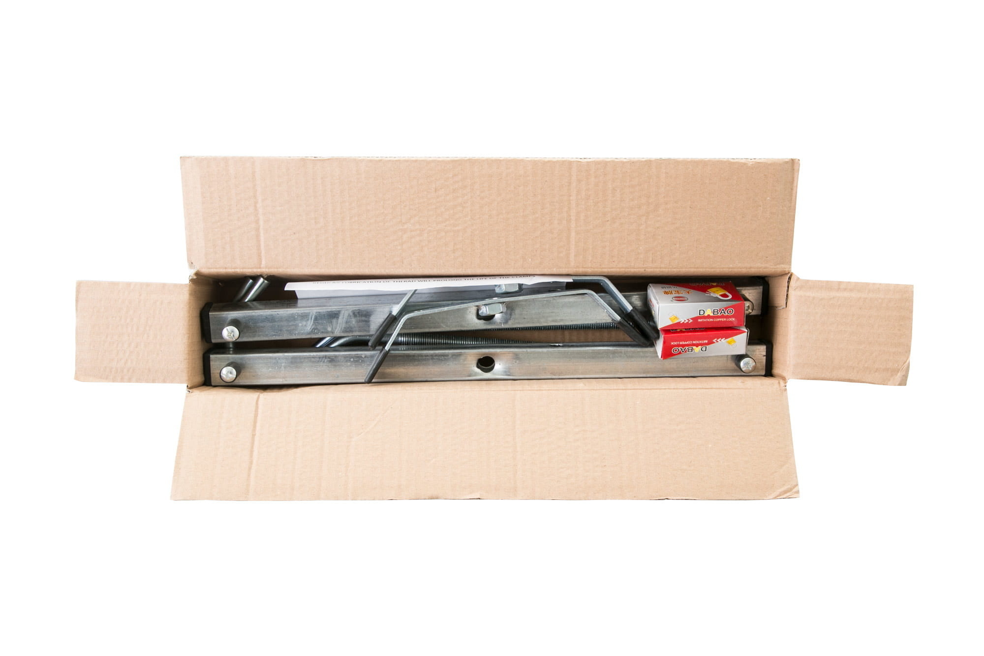 Ladderklem - imperiaal - met hangslot - tot 28 cm